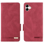 Hardware Decor Phone Case for Samsung Galaxy A04 4G (164.4 x 76.3 x 9.1 mm), Dual Magnetic Clasp PU Leather Wallet Adjustable Stand Phone Cover