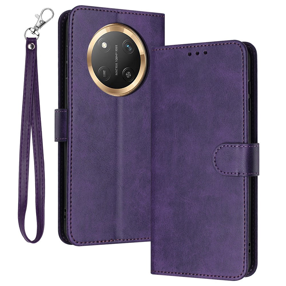 For Honor Magic7 Lite 5G / X9c 5G / X60 Pro 5G Case Flip Stand PU Leather Wallet Phone Cover Calf Texture