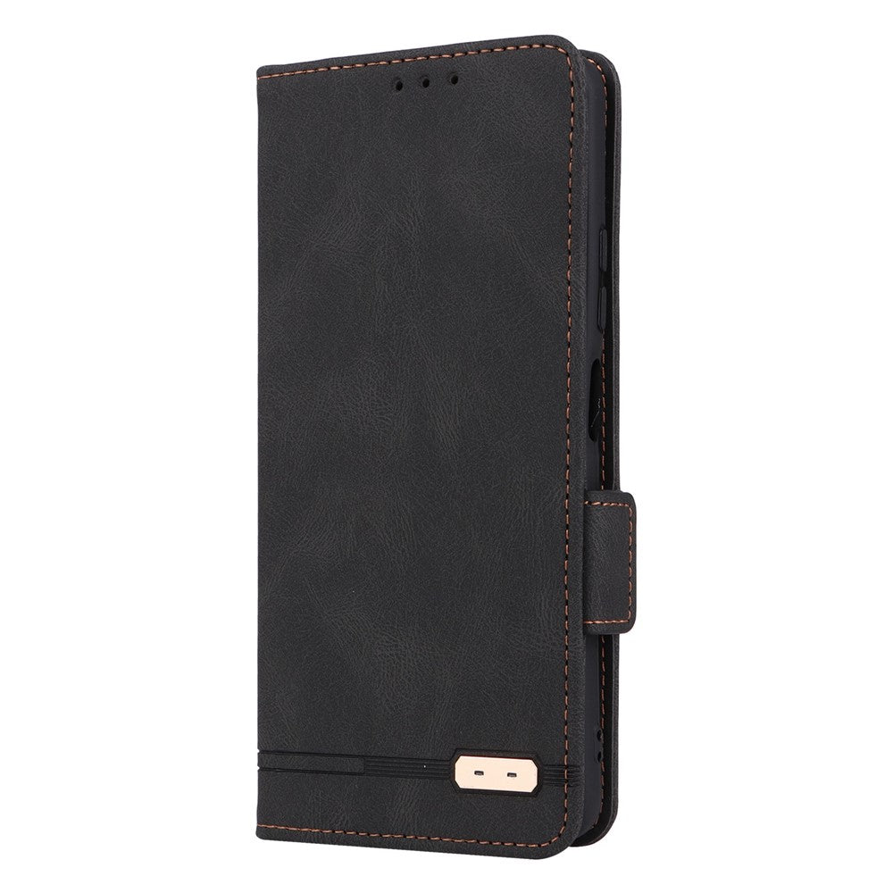 Hardware Decor Phone Case for Xiaomi Poco M4 Pro 5G / Redmi 10 4G (2021) / Note 11S 5G, Dual Magnetic Clasp PU Leather Wallet Foldable Stand Phone Cover