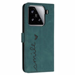 For Xiaomi 15 Case Viewing Stand PU Leather Phone Cover Imprinted Pattern