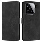 For Xiaomi 15 Case Viewing Stand PU Leather Phone Cover Imprinted Pattern