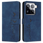 For Xiaomi 15 Pro Case Viewing Stand PU Leather Phone Cover Imprinted Pattern