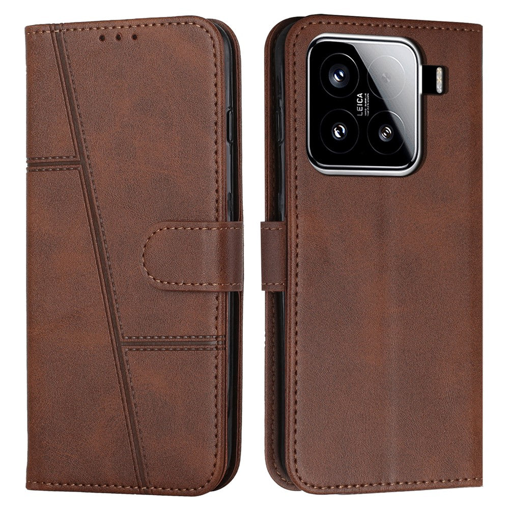 For Xiaomi 15 Case Stand Flip Protective Leather Phone Cover