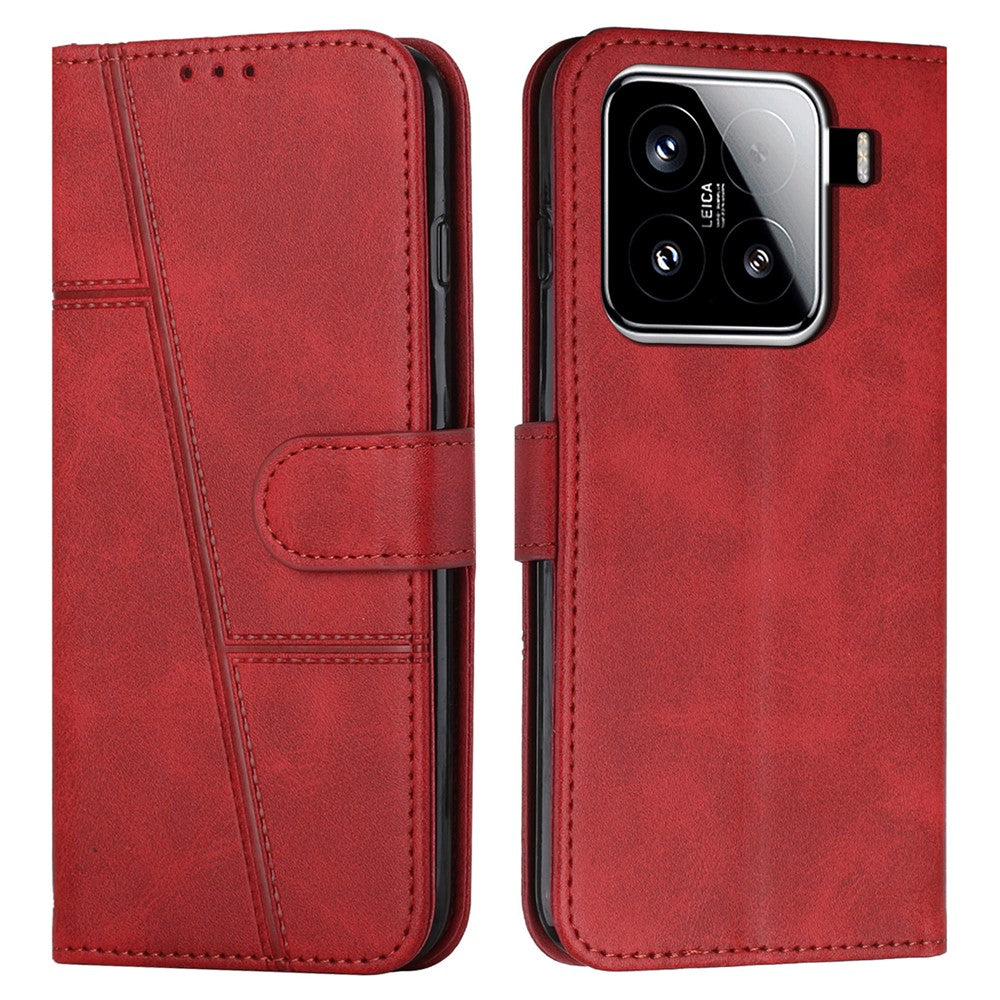 For Xiaomi 15 Case Stand Flip Protective Leather Phone Cover