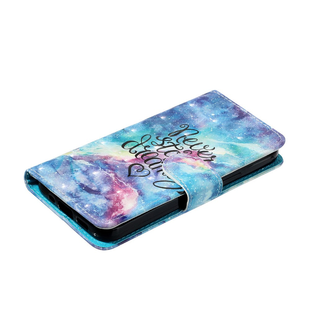 Samsung Galaxy A18 4G / A18 5G / A17 4G / A17 5G / A26 5G-skal, 3D-mönster tryckt läderfodral
