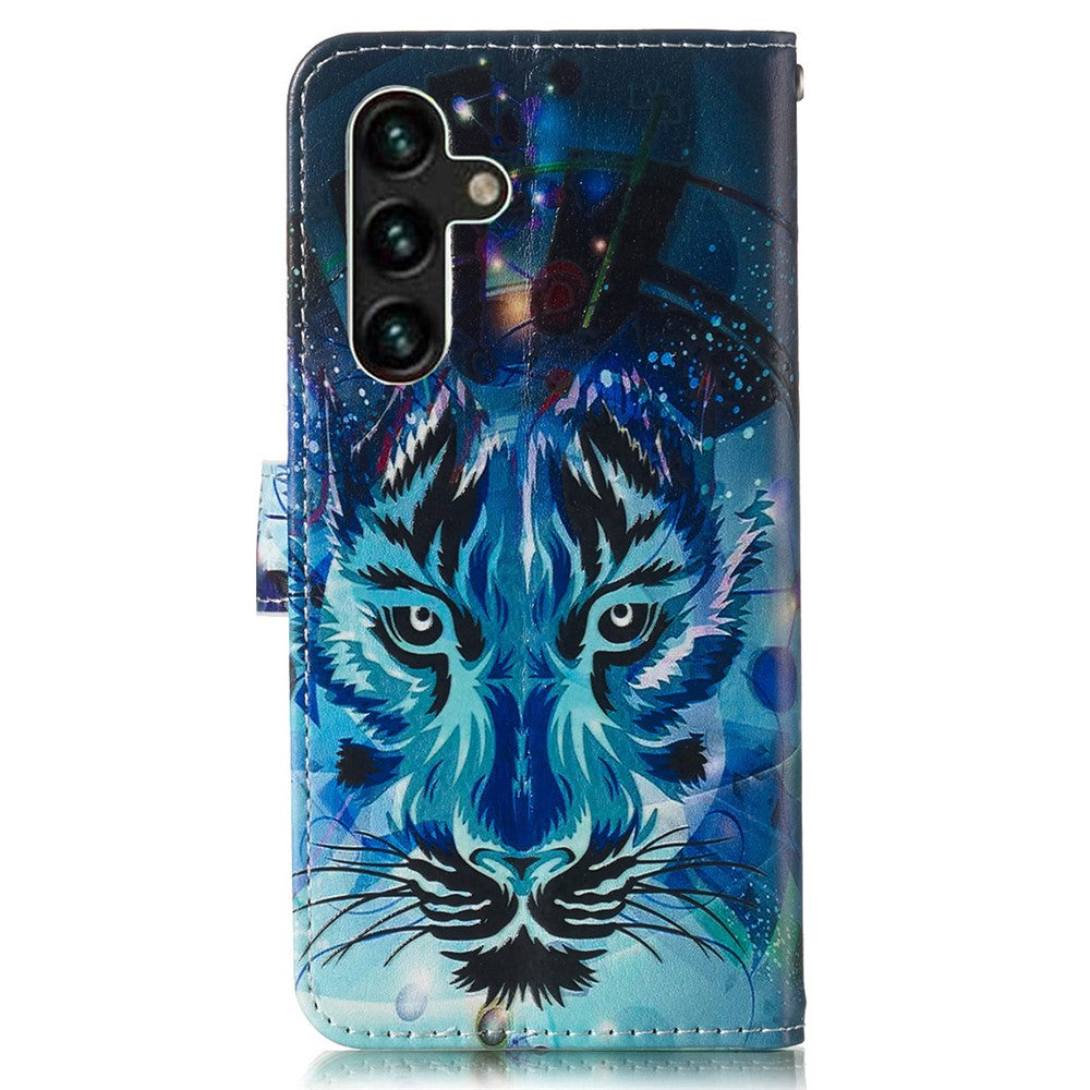 Samsung Galaxy A18 4G / A18 5G / A17 4G / A17 5G / A26 5G-skal Mönster Läder Plånboksfodral med Korthållare