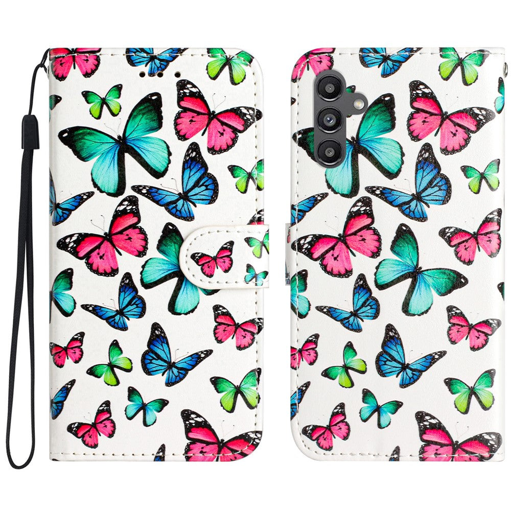 Samsung Galaxy A18 4G / A18 5G / A17 4G / A17 5G / A26 5G Plånboksfodral Läderfodral med tryckt mönster