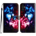 Samsung Galaxy A18 4G / A18 5G / A17 4G / A17 5G / A26 5G pungcover i læder med trykt mønster