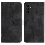 Samsung Galaxy A18 4G / A18 5G / A17 4G / A17 5G / A26 5G-cover med sommerfugledesign, foldbart lædercover med hudlignende overflade