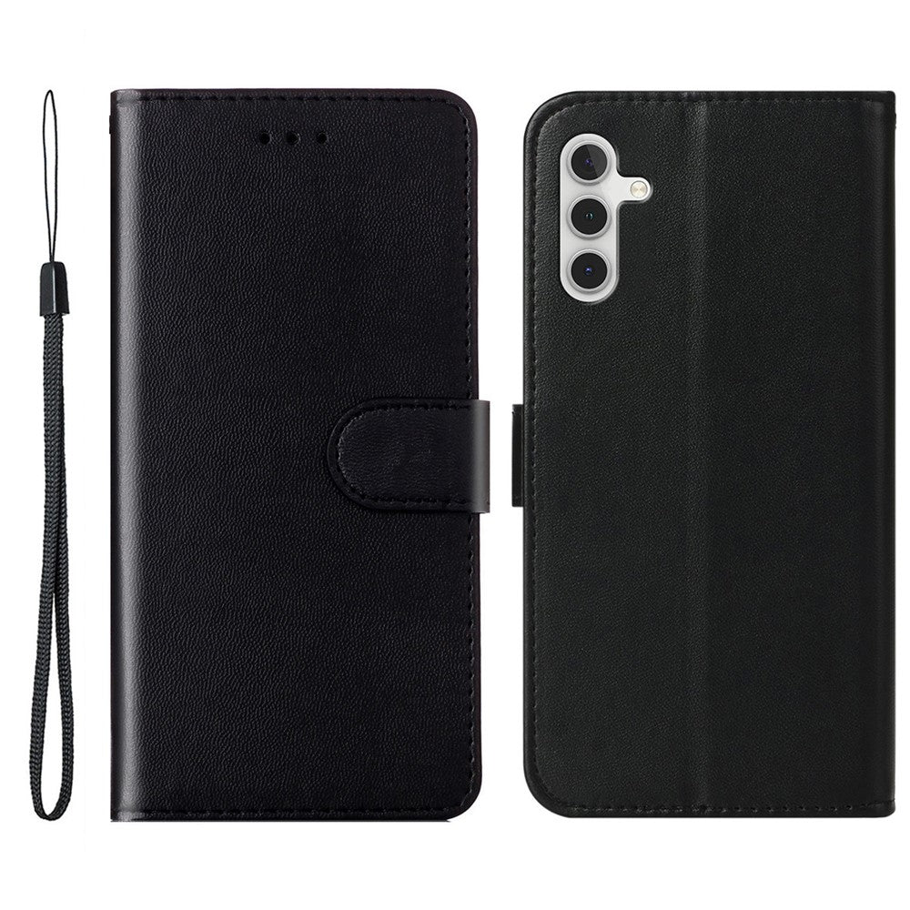 Samsung Galaxy A18 4G / A18 5G / A17 4G / A17 5G / A26 5G-skal med korthållare, PU-läder, flip-plånbok, mobilskal