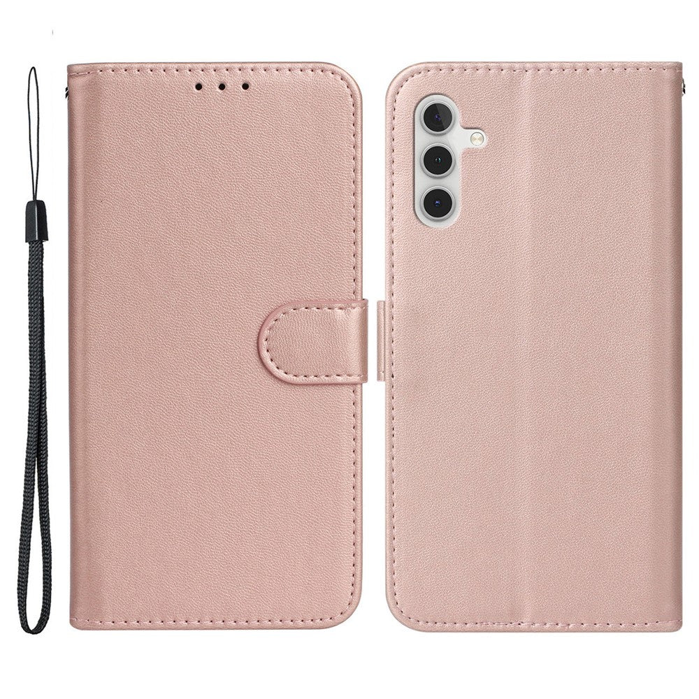 Samsung Galaxy A18 4G / A18 5G / A17 4G / A17 5G / A26 5G-skal med korthållare, PU-läder, flip-plånbok, mobilskal