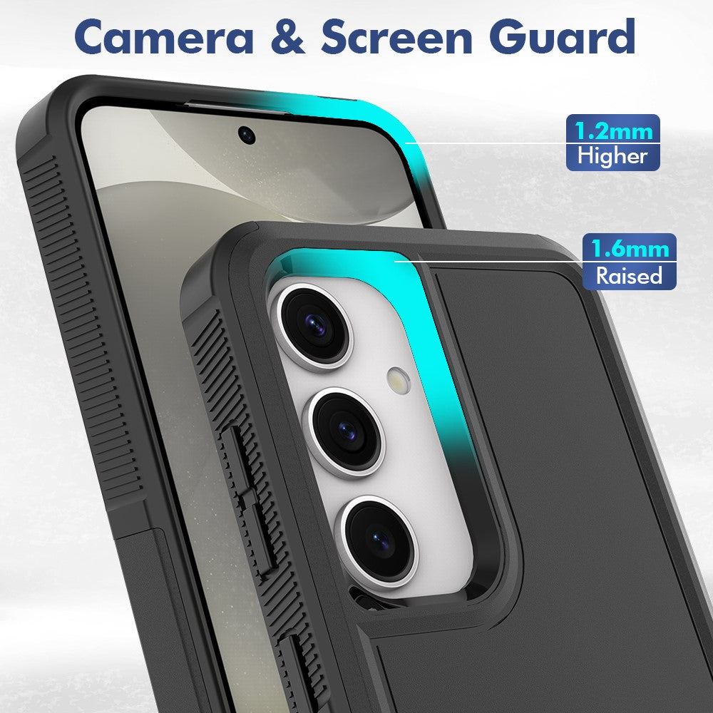 For Samsung Galaxy S25 Case 2-in-1 PC+TPU Shockproof Phone Cover