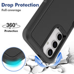 For Samsung Galaxy S25 Case 2-in-1 PC+TPU Shockproof Phone Cover