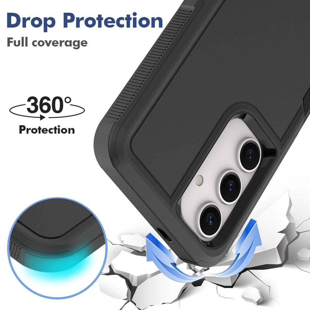 For Samsung Galaxy S25 Case 2-in-1 PC+TPU Shockproof Phone Cover