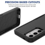 For Samsung Galaxy S25 Case 2-in-1 PC+TPU Shockproof Phone Cover