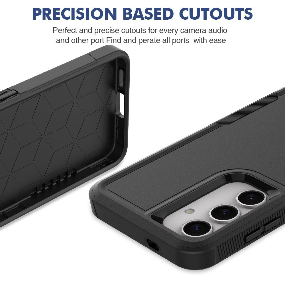 For Samsung Galaxy S25 Case 2-in-1 PC+TPU Shockproof Phone Cover