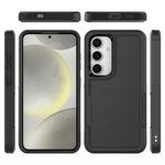 For Samsung Galaxy S25 Case 2-in-1 PC+TPU Shockproof Phone Cover