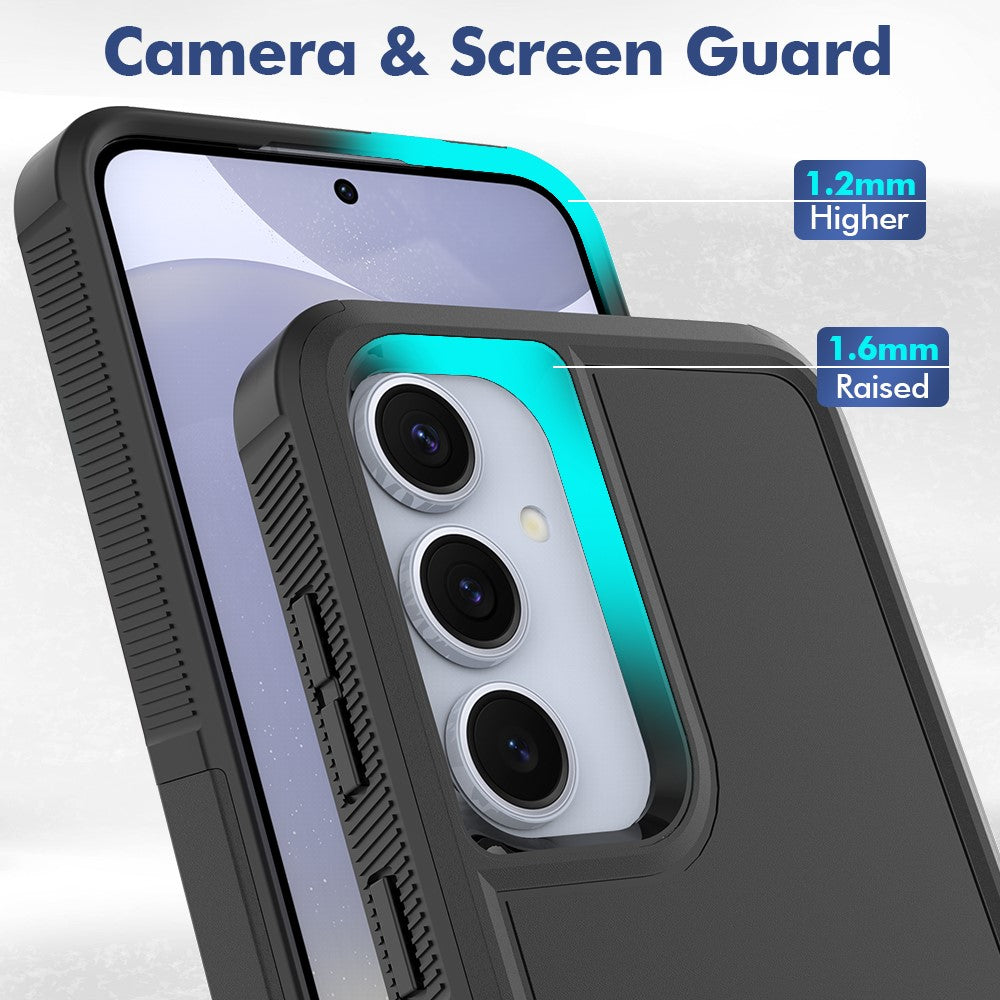 For Samsung Galaxy S25+ Case 2-in-1 PC+TPU Shockproof Phone Cover