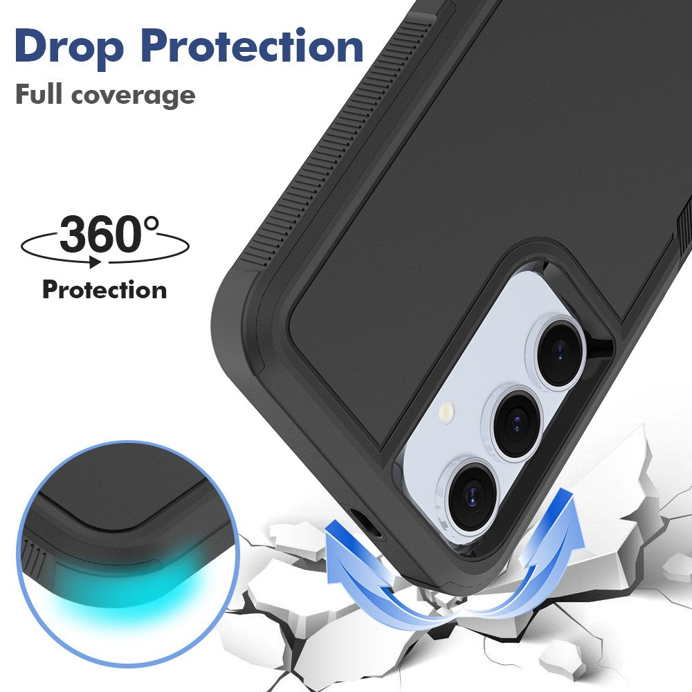 For Samsung Galaxy S25+ Case 2-in-1 PC+TPU Shockproof Phone Cover
