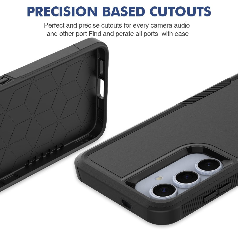 For Samsung Galaxy S25+ Case 2-in-1 PC+TPU Shockproof Phone Cover