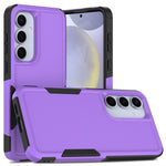 For Samsung Galaxy S25+ Case 2-in-1 PC+TPU Shockproof Phone Cover