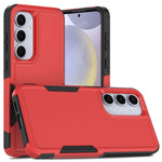 For Samsung Galaxy S25+ Case 2-in-1 PC+TPU Shockproof Phone Cover