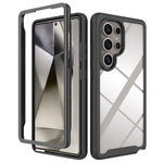 Samsung Galaxy S25 Ultra-skal, fallskyddande 2-i-1 PC+TPU-mobilskal