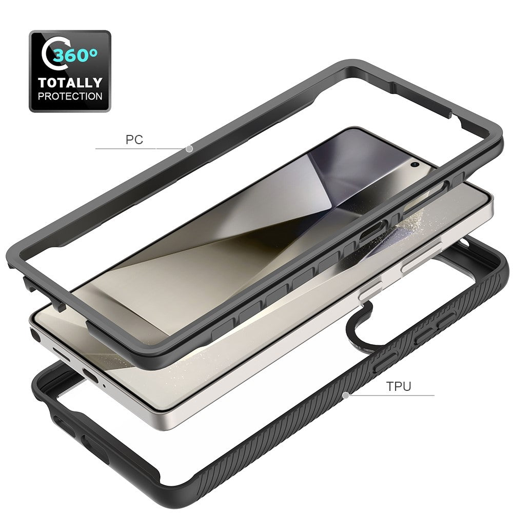 Samsung Galaxy S25 Ultra-skal, fallskyddande 2-i-1 PC+TPU-mobilskal