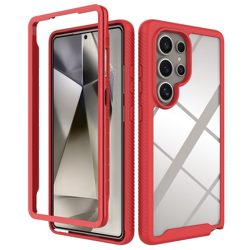Samsung Galaxy S25 Ultra-skal, fallskyddande 2-i-1 PC+TPU-mobilskal