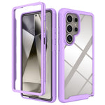 Samsung Galaxy S25 Ultra-skal, fallskyddande 2-i-1 PC+TPU-mobilskal