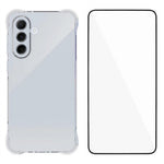 WANLONFENG WL-serien til Samsung Galaxy A56 5G TPU Cover 2,0 mm Telefoncover med Hærdet Glasfilm