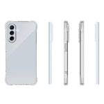 WANLONFENG WL-serien til Samsung Galaxy A56 5G TPU Cover 2,0 mm Telefoncover med Hærdet Glasfilm
