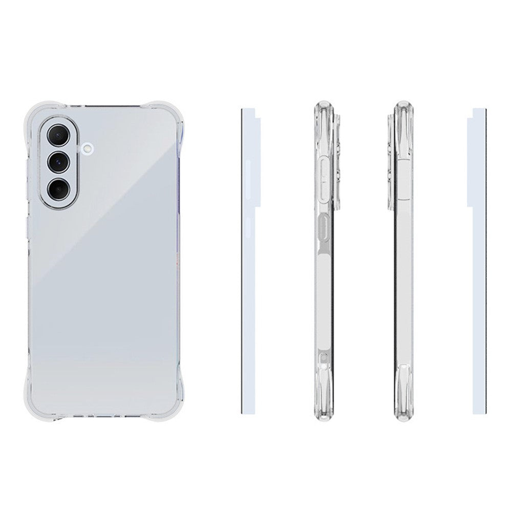 WANLONFENG WL-serien til Samsung Galaxy A56 5G TPU Cover 2,0 mm Telefoncover med Hærdet Glasfilm