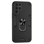 For Samsung Galaxy S25 Ultra Case PC+TPU Drop Defend Phone Cover with Ring Kickstand