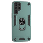 For Samsung Galaxy S25 Ultra Case PC+TPU Drop Defend Phone Cover with Ring Kickstand