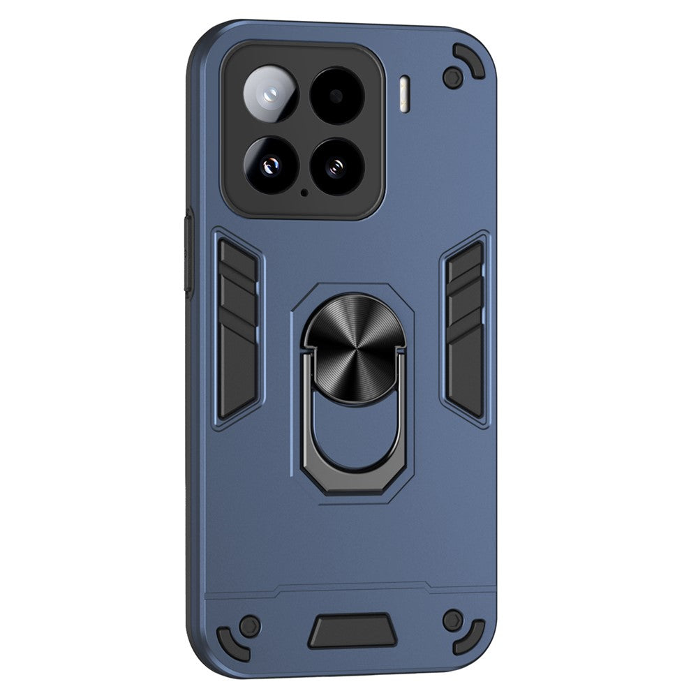 For Xiaomi 15 Case PC+TPU Drop Defend Phone Cover with Ring Kickstand