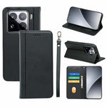 HX01 For Xiaomi 15 Wallet Case Magnetic Closing PU Leather Phone Cover