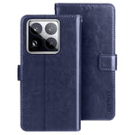 IDEWEI For Xiaomi 15 Pro Stand Case Crazy Horse Texture Leather Phone Cover