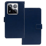 IDEWEI For Xiaomi 15 Pro Case Card Slots Holder Leather Phone Cover Crazy Horse Texture