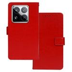 IDEWEI For Xiaomi 15 Pro Case Card Slots Holder Leather Phone Cover Crazy Horse Texture
