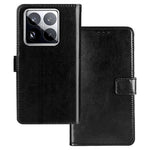 IDEWEI For Xiaomi 15 Pro Case Card Slots Holder Leather Phone Cover Crazy Horse Texture