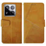 IDEWEI For Xiaomi 15 Pro Case Leather Wallet Phone Cover Stand Calf Texture