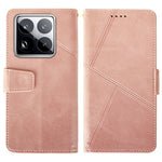 IDEWEI For Xiaomi 15 Pro Case Leather Wallet Phone Cover Stand Calf Texture