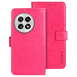 IDEWEI For OnePlus 13 Stand Case Crazy Horse Texture Leather Phone Cover