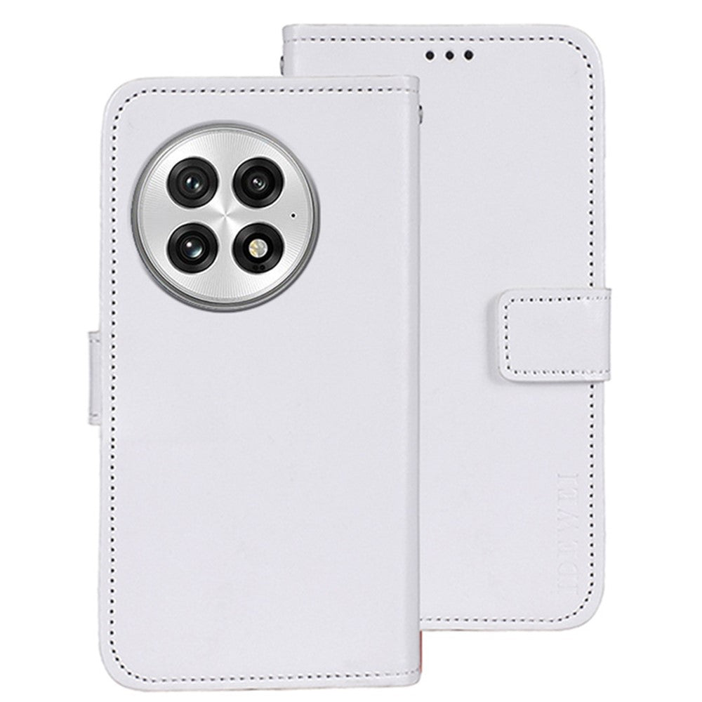 IDEWEI For OnePlus 13 Stand Case Crazy Horse Texture Leather Phone Cover