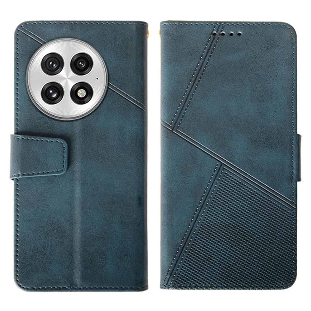IDEWEI For OnePlus 13 Case Leather Wallet Phone Cover Stand Calf Texture