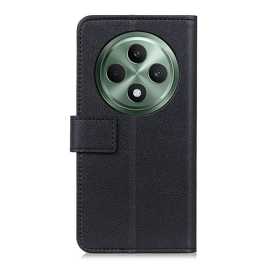 For Oppo Reno12 F 5G Case PU Leather Stand Wallet Phone Cover