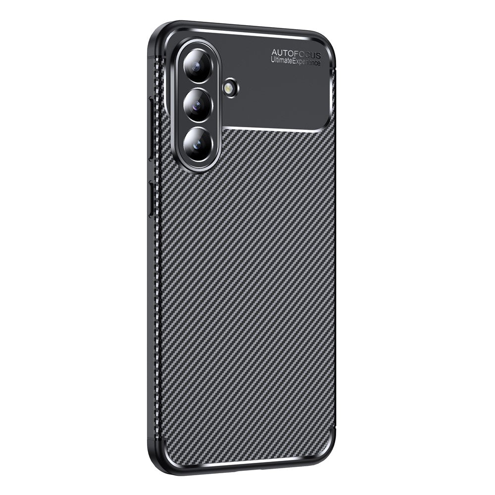 For Samsung Galaxy A36 5G Case Carbon Fiber Texture TPU Phone Cover Heat Dissipation