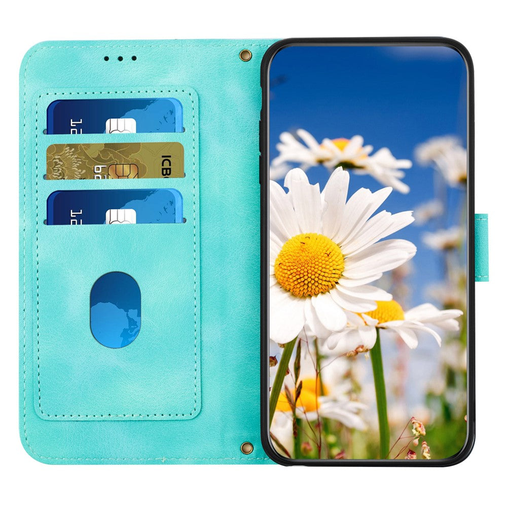 For Xiaomi 14T Pro Case PU Leather Floral Phone Cover with Card Slots