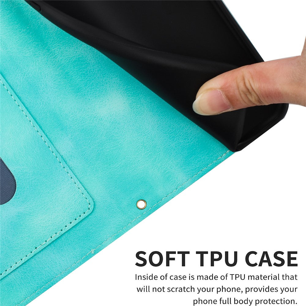 For Xiaomi 14T Pro Case PU Leather Floral Phone Cover with Card Slots